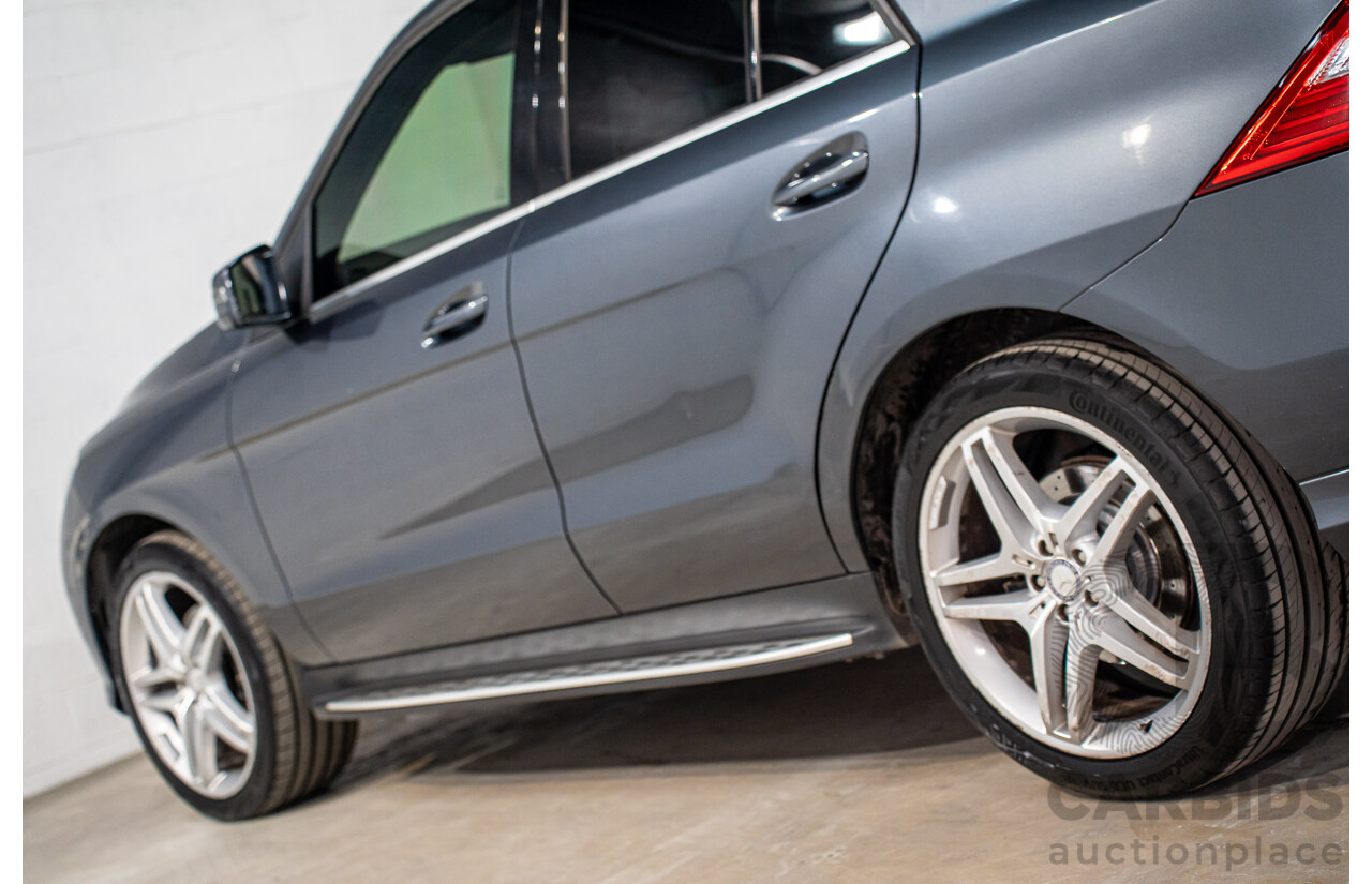 1/2013 Mercedes-Benz ML 250 CDI Bluetec (4x4) 166 4d Wagon Tenorite Grey Metallic Turbo Diesel 2.1L