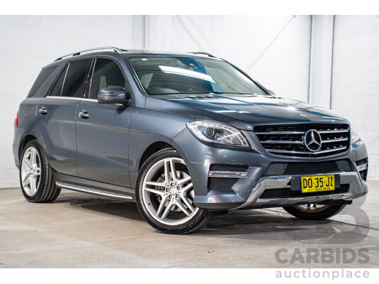 1/2013 Mercedes-Benz ML 250 CDI Bluetec (4x4) 166 4d Wagon Tenorite Grey Metallic Turbo Diesel 2.1L