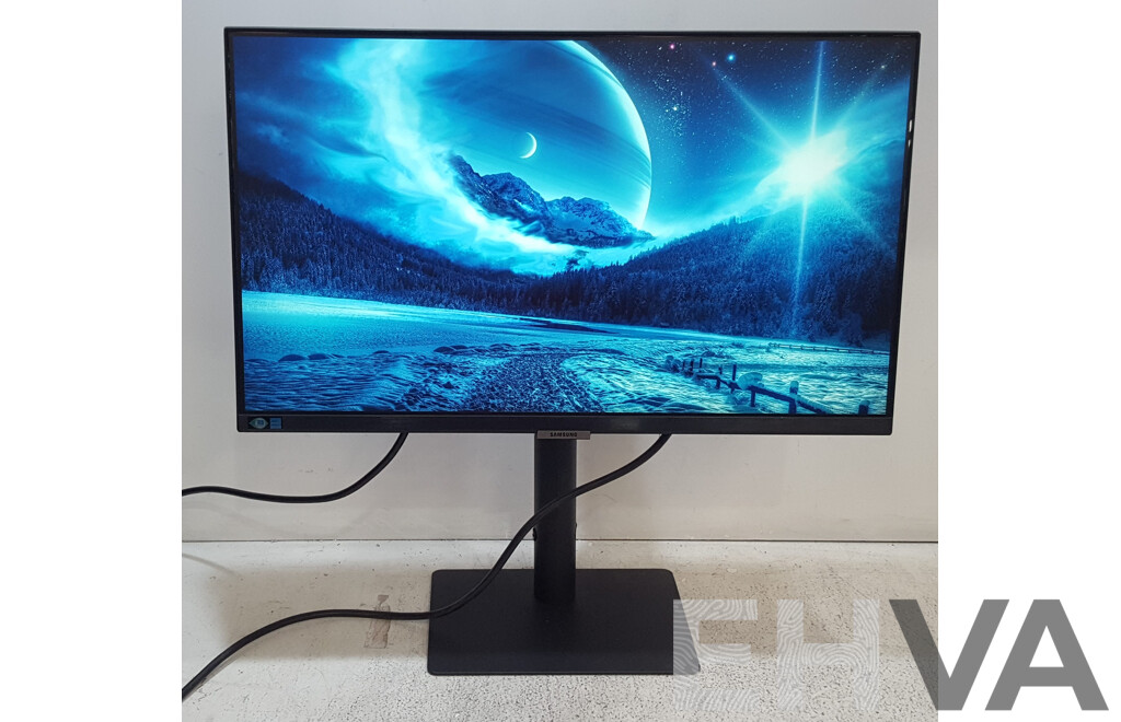 Samsung (S24A600UCE) 24-Inch QHD (1440p) Widescreen LCD Monitor w/ Built-in USB-C Dock