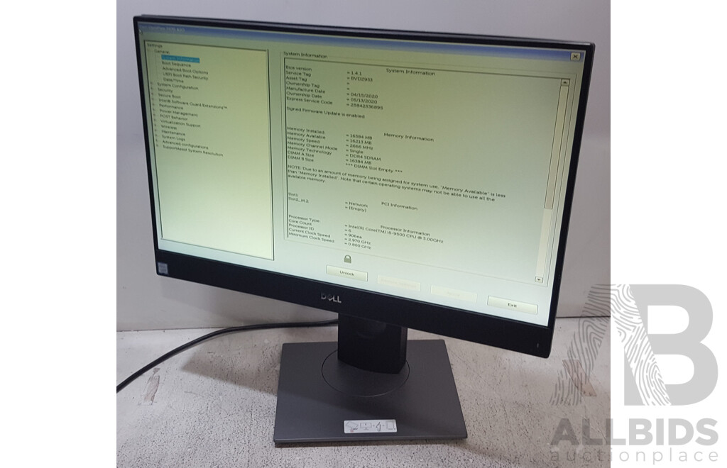 Dell OptiPlex 7470 AIO Intel Core i5 (9500) 3.00GHz-4.40GHz 6-Core CPU 23.8-Inch Touchscreen All-in-One Computer