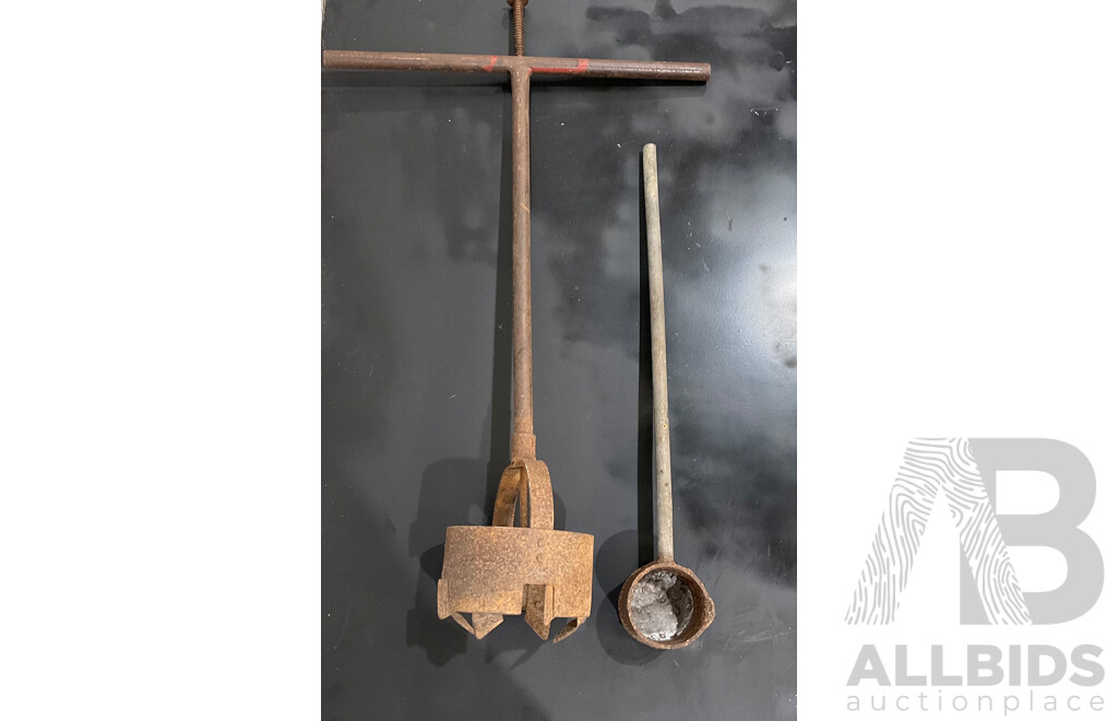 Vintage Rustic Garden /Farm/ Fireplace Tools - Lot of 4