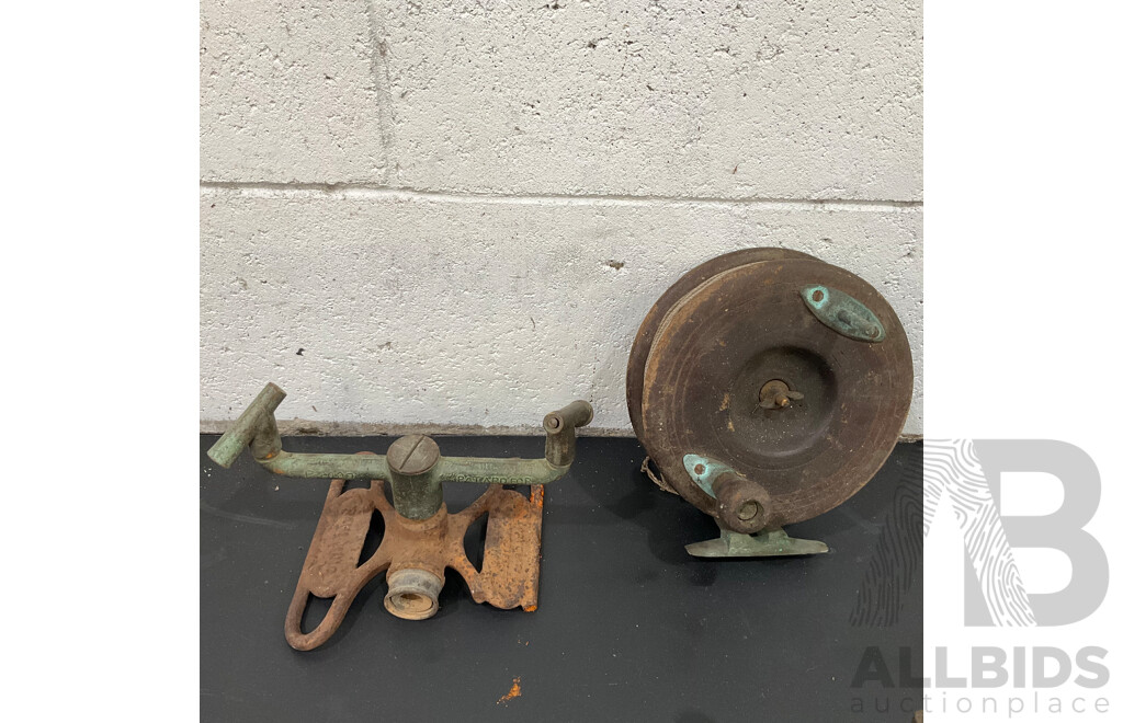 Vintage Australian Brass Garagenalia Including Blow Torch, Sprayer and More