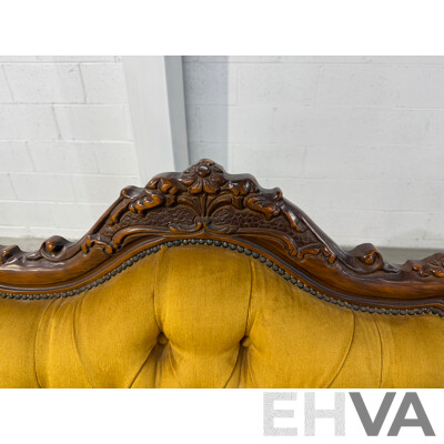 Reproduction Victorian Mahogany Five Piece Lounge Suite