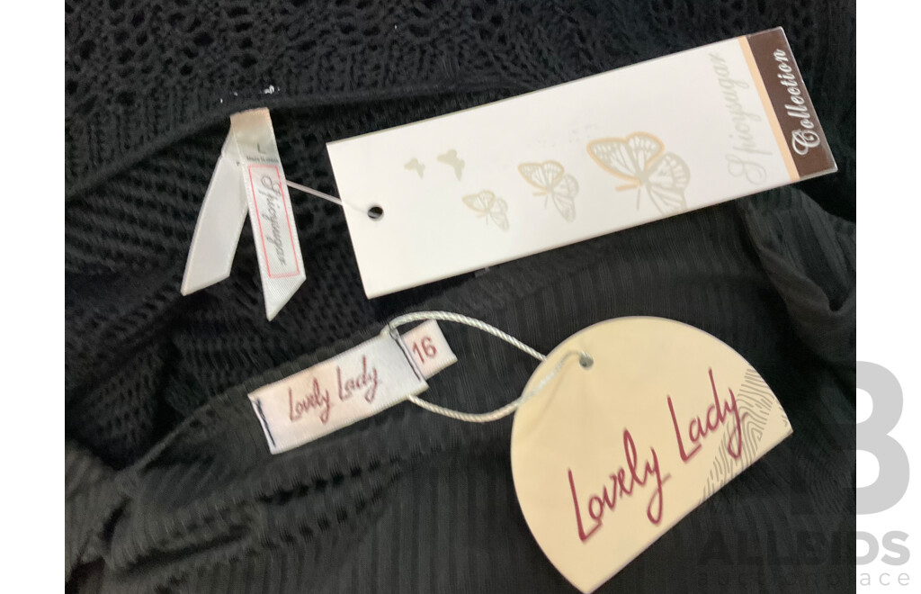 Missive Assorted Women's Clothing Size L,XL,XXL /16,18,20 - Lot of 36