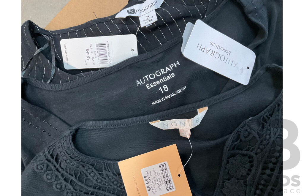 Missive Assorted Women's Clothing Size L,XL,XXL /16,18,20 - Lot of 36