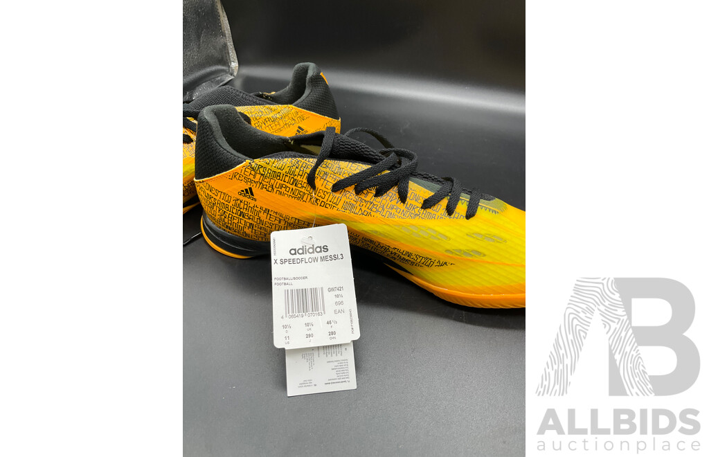 ADIDAS Unisex X Speedflow Messi.3 Indoor Football Boots Size 11