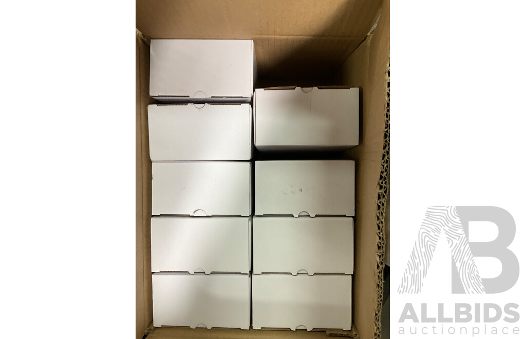 LIGHT EFFECTS Up Down Anodised Aluminium Wall Pillar Lights - Lot of 9