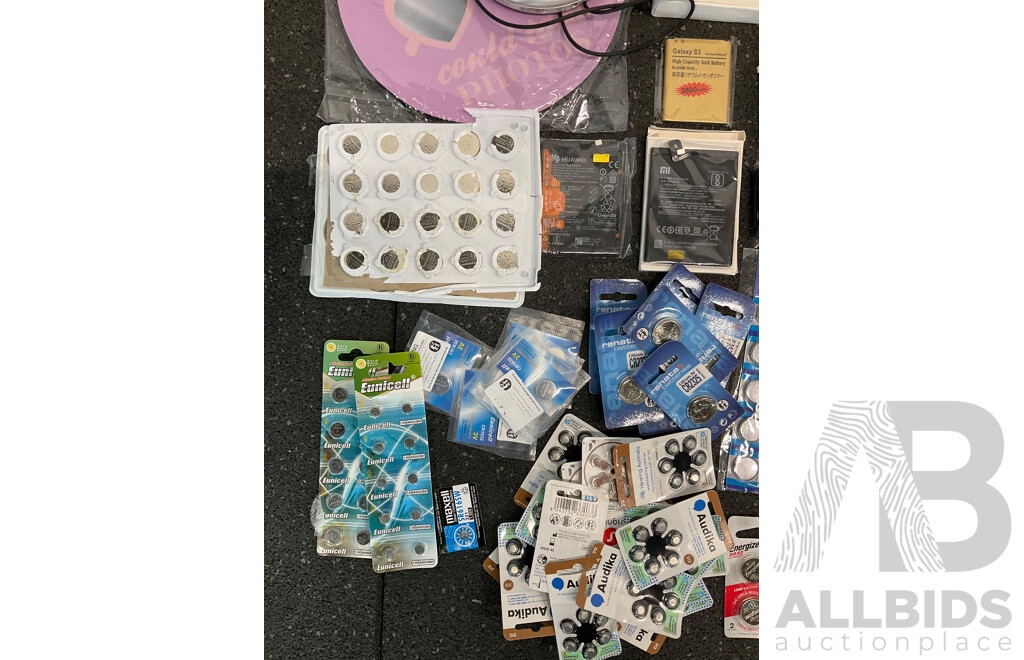 Assorted Useful Electronics, Including PANASONIC, SONY, LASER, BELKIN, ENERGIZER and More