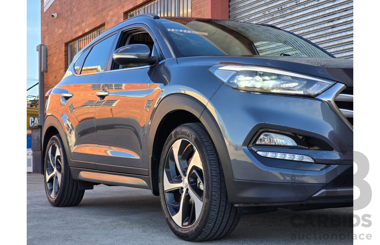7/2016 Hyundai Tucson Highlander (AWD) TLe 4d Wagon Pepper Grey Metallic Turbo 1.6L
