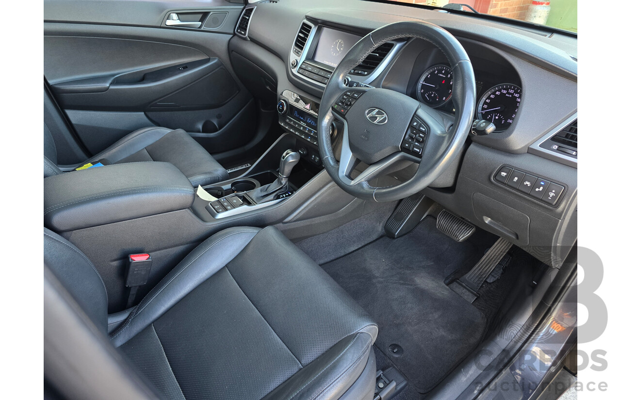 7/2016 Hyundai Tucson Highlander (AWD) TLe 4d Wagon Pepper Grey Metallic Turbo 1.6L