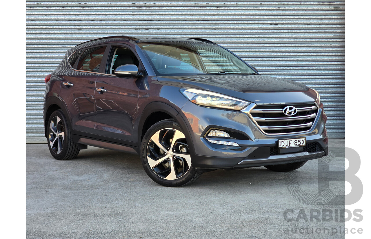 7/2016 Hyundai Tucson Highlander (AWD) TLe 4d Wagon Pepper Grey Metallic Turbo 1.6L