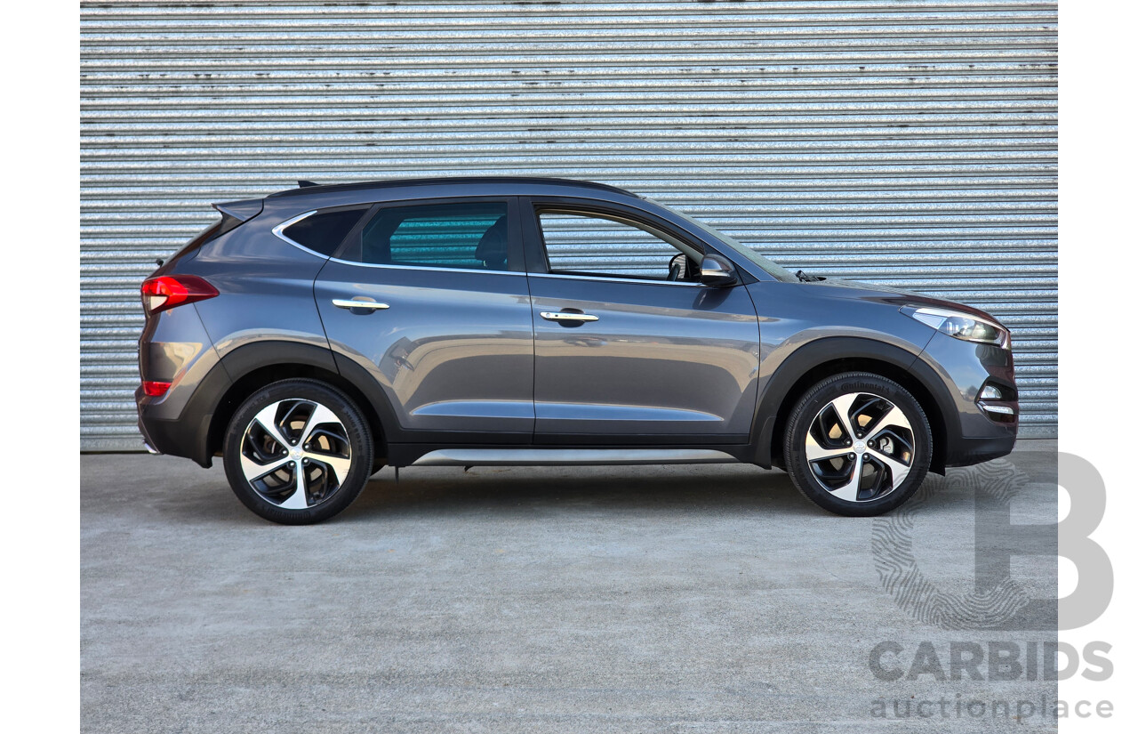 7/2016 Hyundai Tucson Highlander (AWD) TLe 4d Wagon Pepper Grey Metallic Turbo 1.6L