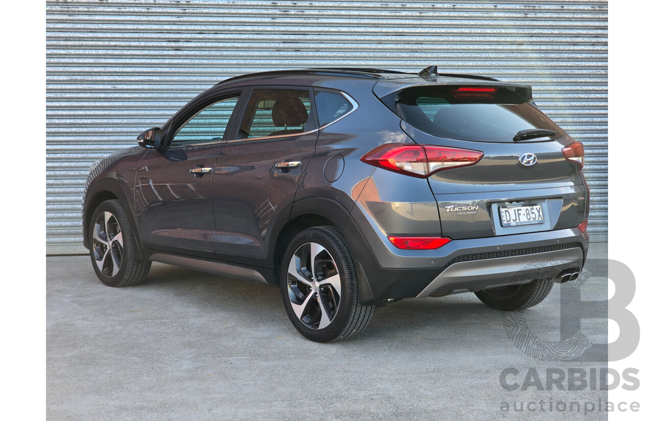7/2016 Hyundai Tucson Highlander (AWD) TLe 4d Wagon Pepper Grey Metallic Turbo 1.6L