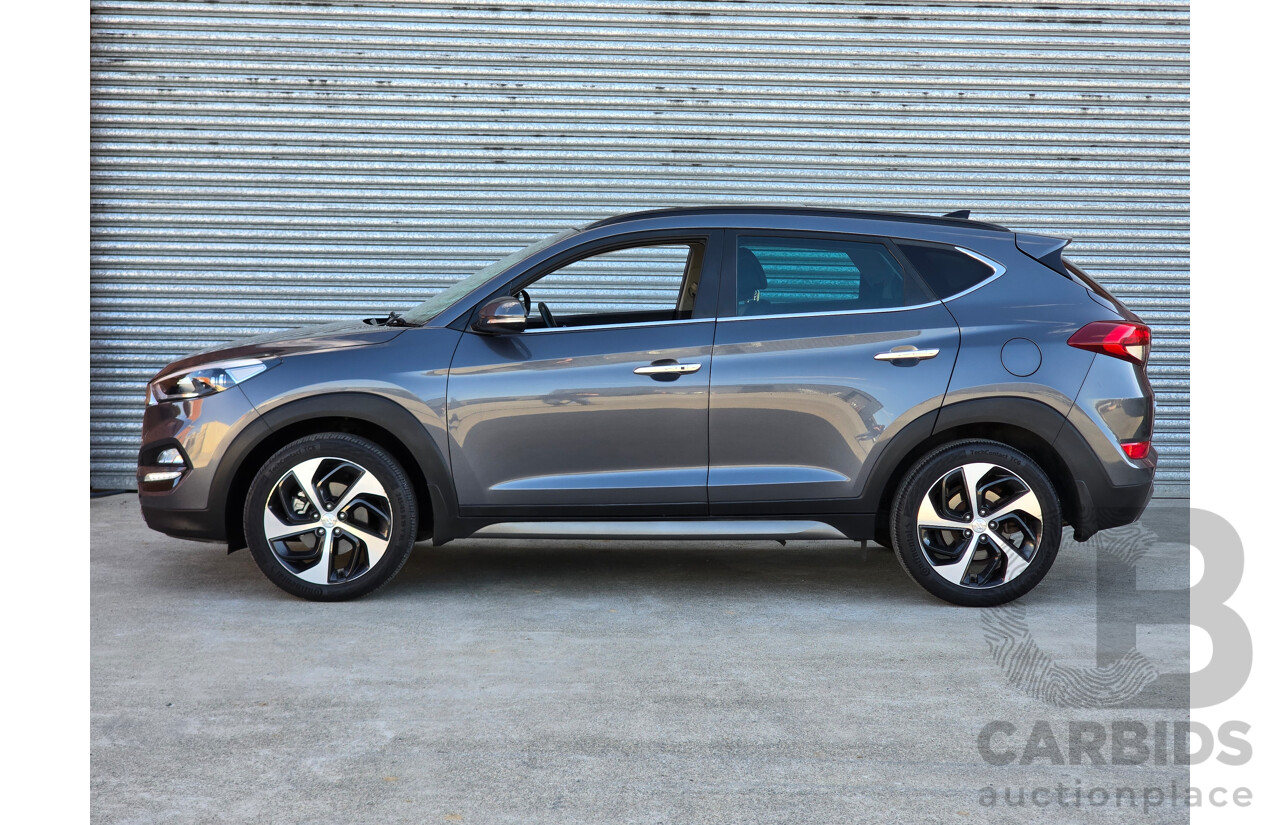 7/2016 Hyundai Tucson Highlander (AWD) TLe 4d Wagon Pepper Grey Metallic Turbo 1.6L