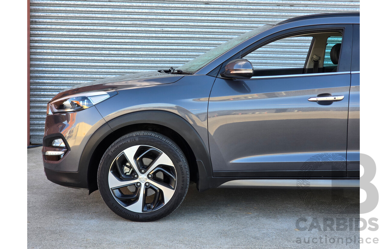 7/2016 Hyundai Tucson Highlander (AWD) TLe 4d Wagon Pepper Grey Metallic Turbo 1.6L