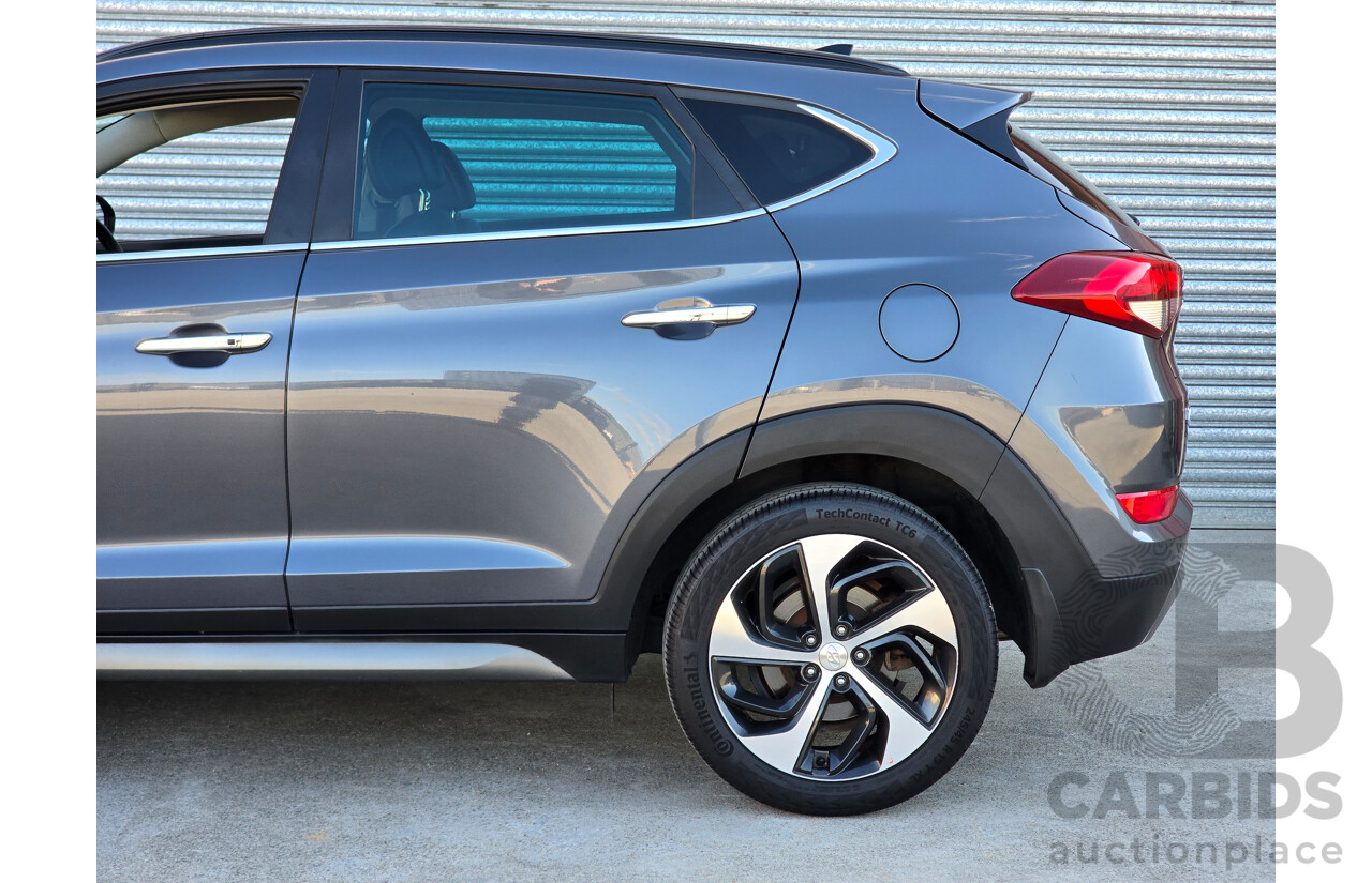7/2016 Hyundai Tucson Highlander (AWD) TLe 4d Wagon Pepper Grey Metallic Turbo 1.6L