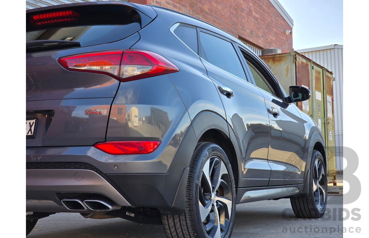 7/2016 Hyundai Tucson Highlander (AWD) TLe 4d Wagon Pepper Grey Metallic Turbo 1.6L