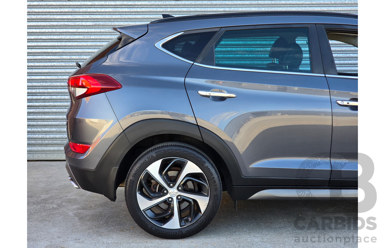 7/2016 Hyundai Tucson Highlander (AWD) TLe 4d Wagon Pepper Grey Metallic Turbo 1.6L