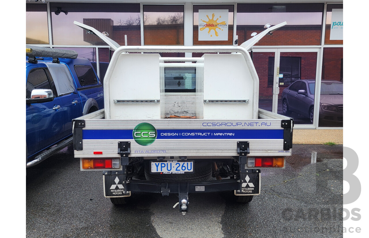 08/2021 Mitsubishi Triton GLX (4x2) MR MY21 C/Chas White 2.4L