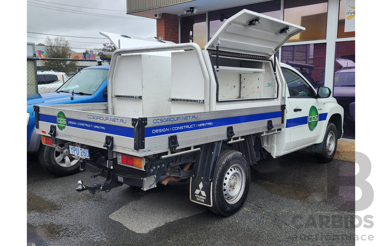 08/2021 Mitsubishi Triton GLX (4x2) MR MY21 C/Chas White 2.4L