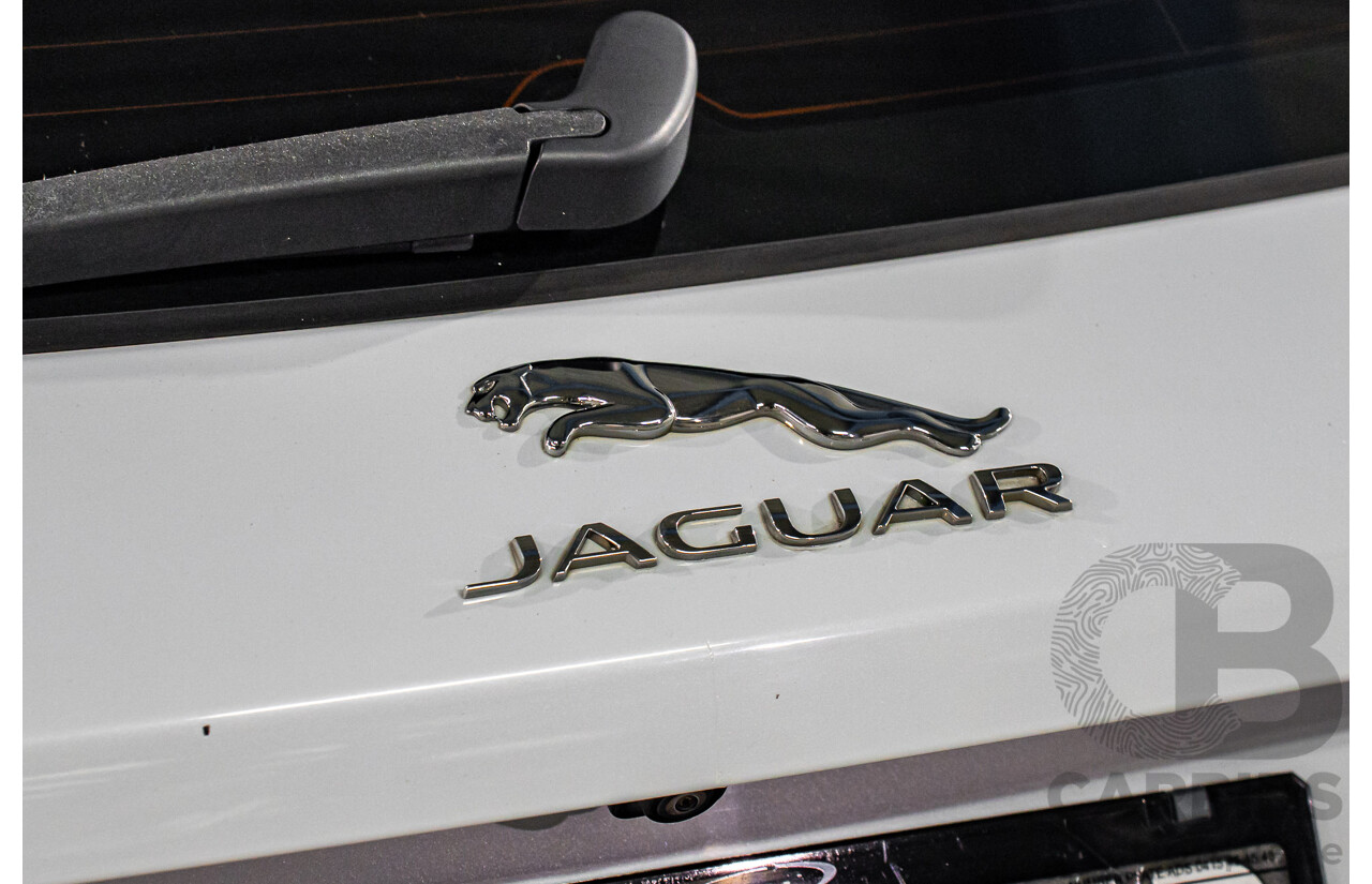 08/2016 Jaguar F-Pace 30d Portfolio (AWD) 4d Wagon Glacier White Metallic Turbo Diesel V6 3.0L