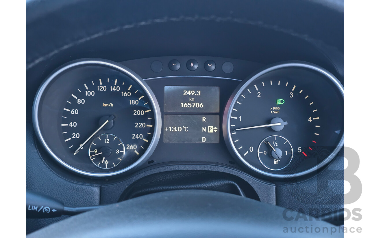 03/2011 Mercedes Benz ML350 CDI AMG Sports (4x4) 164 MY11 4d Wagon Iridium Silver Metallic Turbo Diesel V6 3.0L