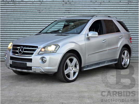 03/2011 Mercedes Benz ML350 CDI AMG Sports (4x4) 164 MY11 4d Wagon Iridium Silver Metallic Turbo Diesel V6 3.0L