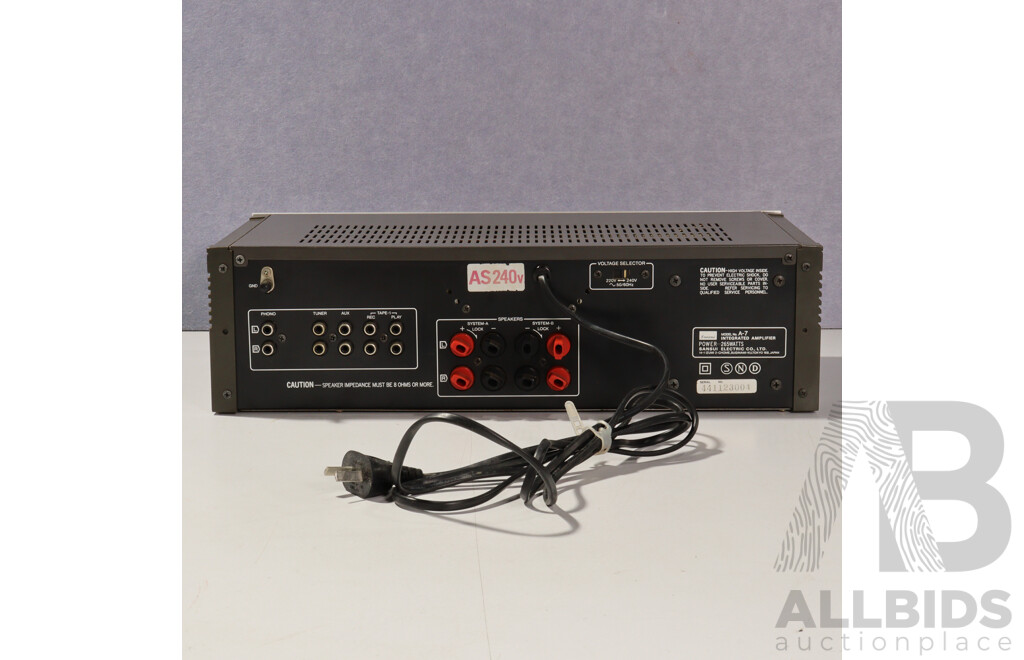 Sansui Integrated DC Servo Amplifier Model A7
