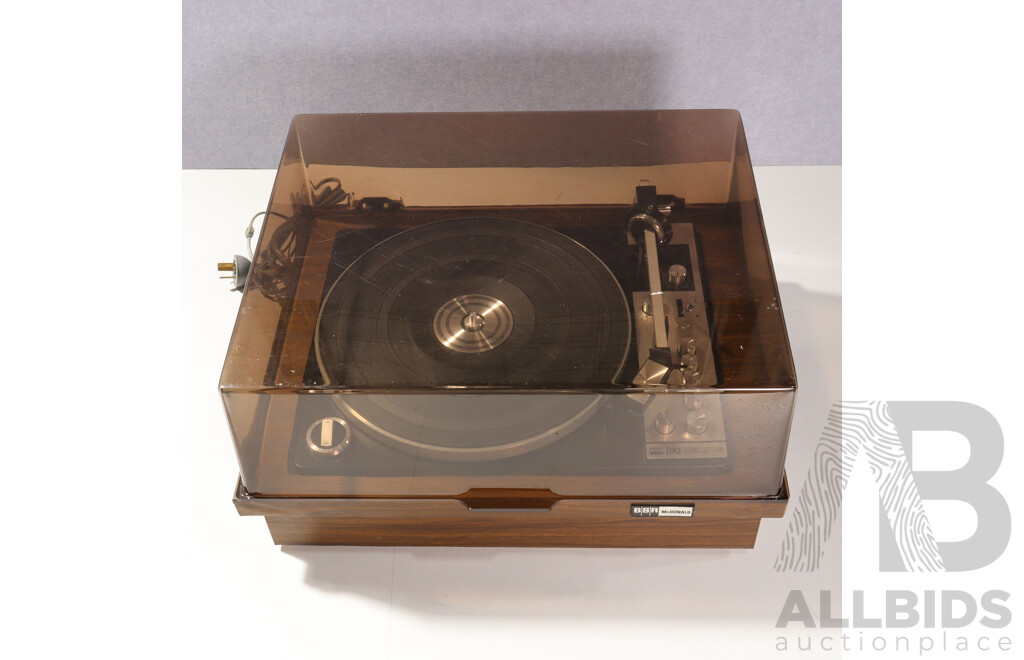 Vintage BSR Macdonald 810 Transcription Turntable