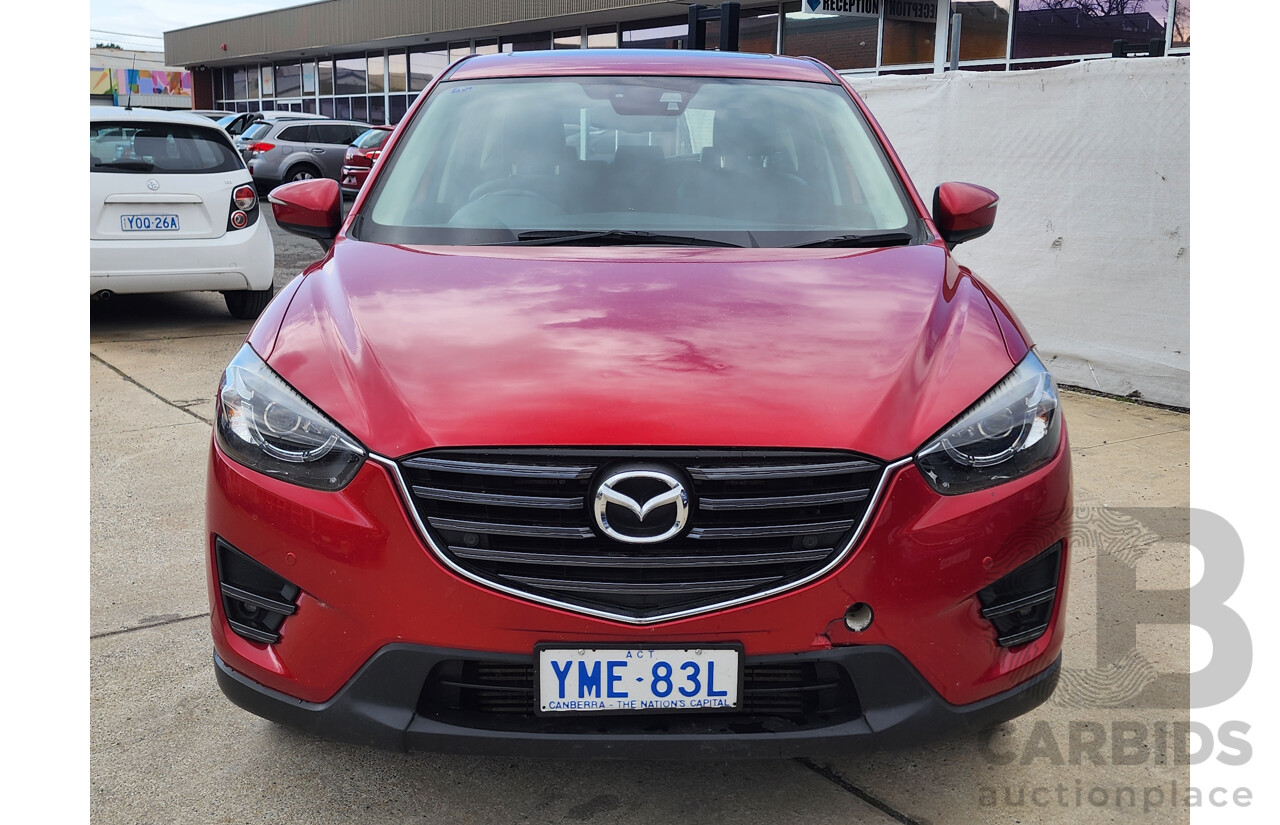 9/2016 Mazda Cx-5 GT (4x4) MY15 4d Wagon Red 2.2L