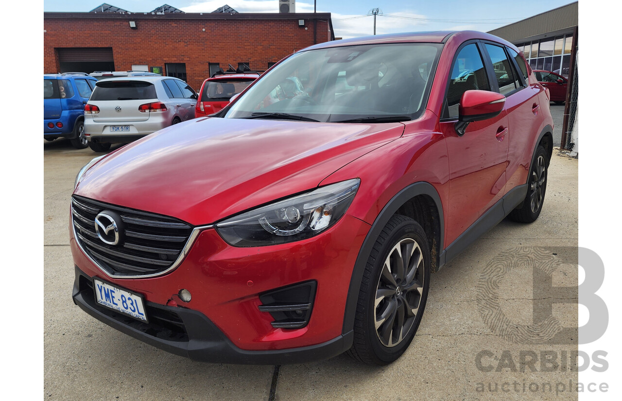 9/2016 Mazda Cx-5 GT (4x4) MY15 4d Wagon Red 2.2L