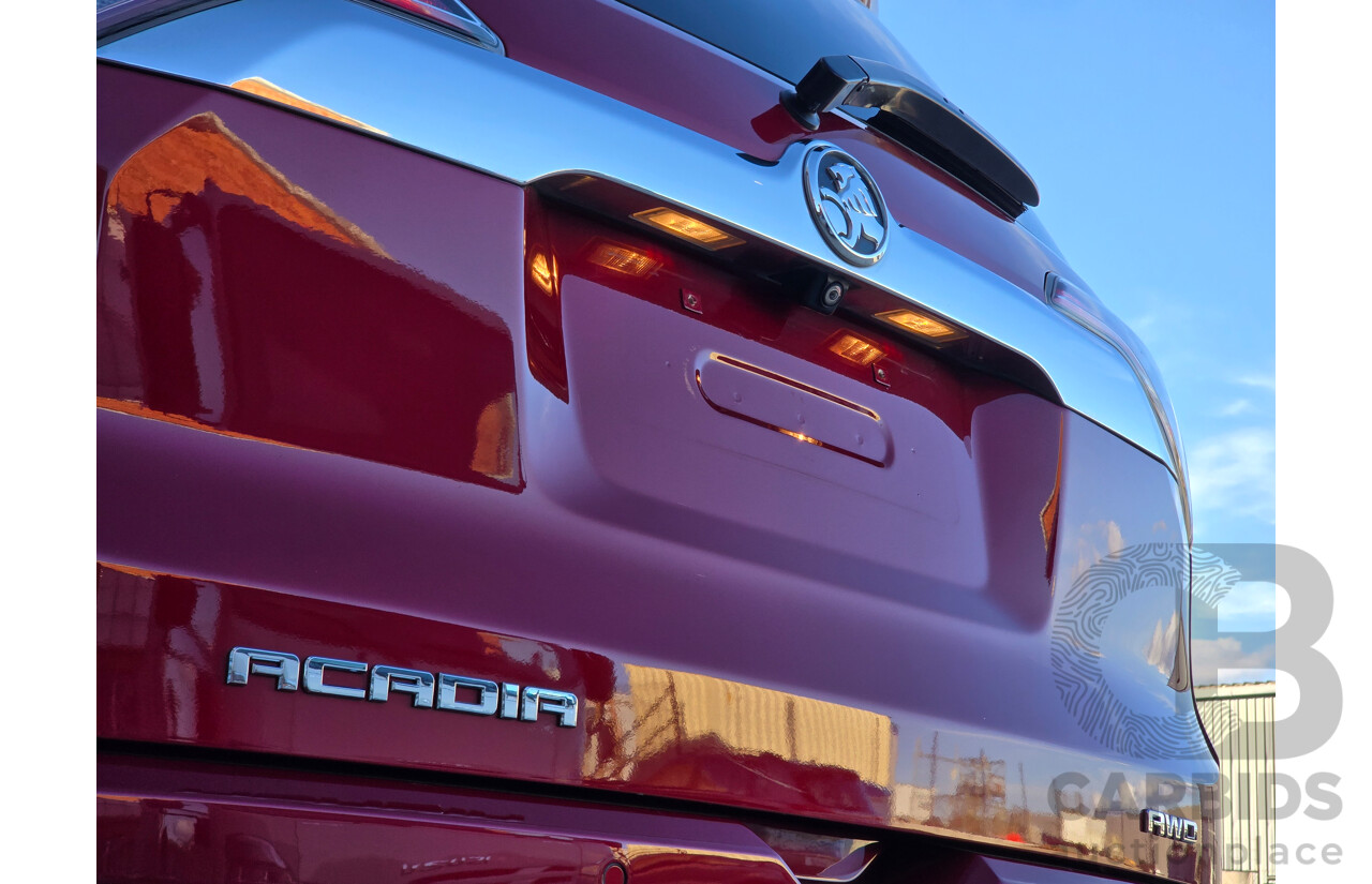 10/2018 Holden Acadia LTZ-V (AWD) MY19 AC 4d Wagon Glory Red V6 3.6L - 7 Seater