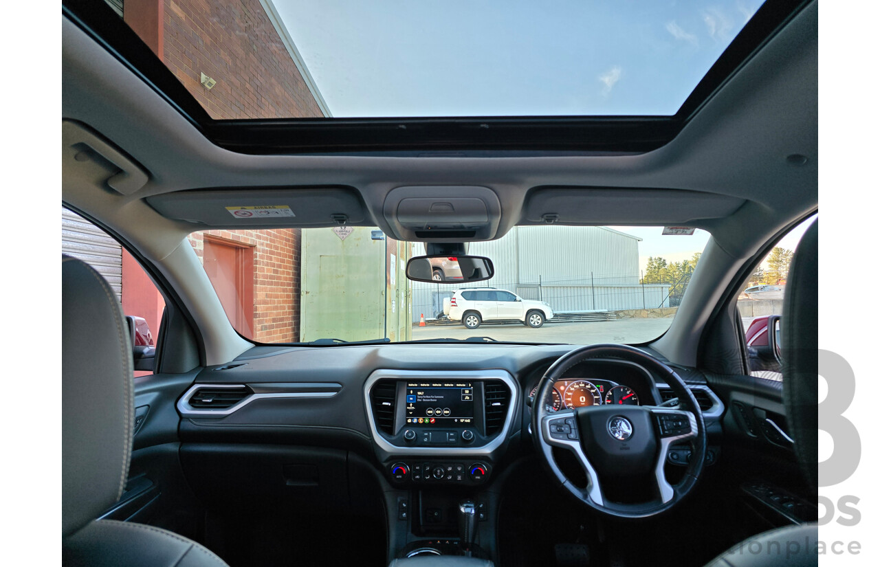 10/2018 Holden Acadia LTZ-V (AWD) MY19 AC 4d Wagon Glory Red V6 3.6L - 7 Seater