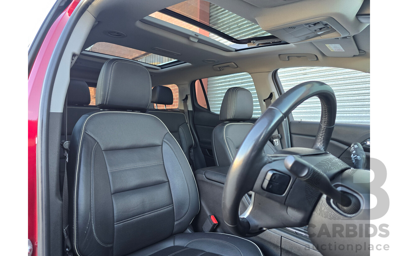 10/2018 Holden Acadia LTZ-V (AWD) MY19 AC 4d Wagon Glory Red V6 3.6L - 7 Seater