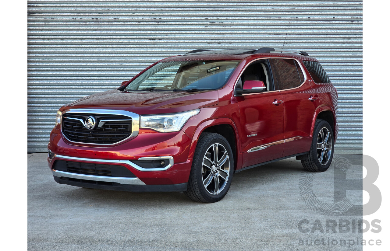 10/2018 Holden Acadia LTZ-V (AWD) MY19 AC 4d Wagon Glory Red V6 3.6L - 7 Seater