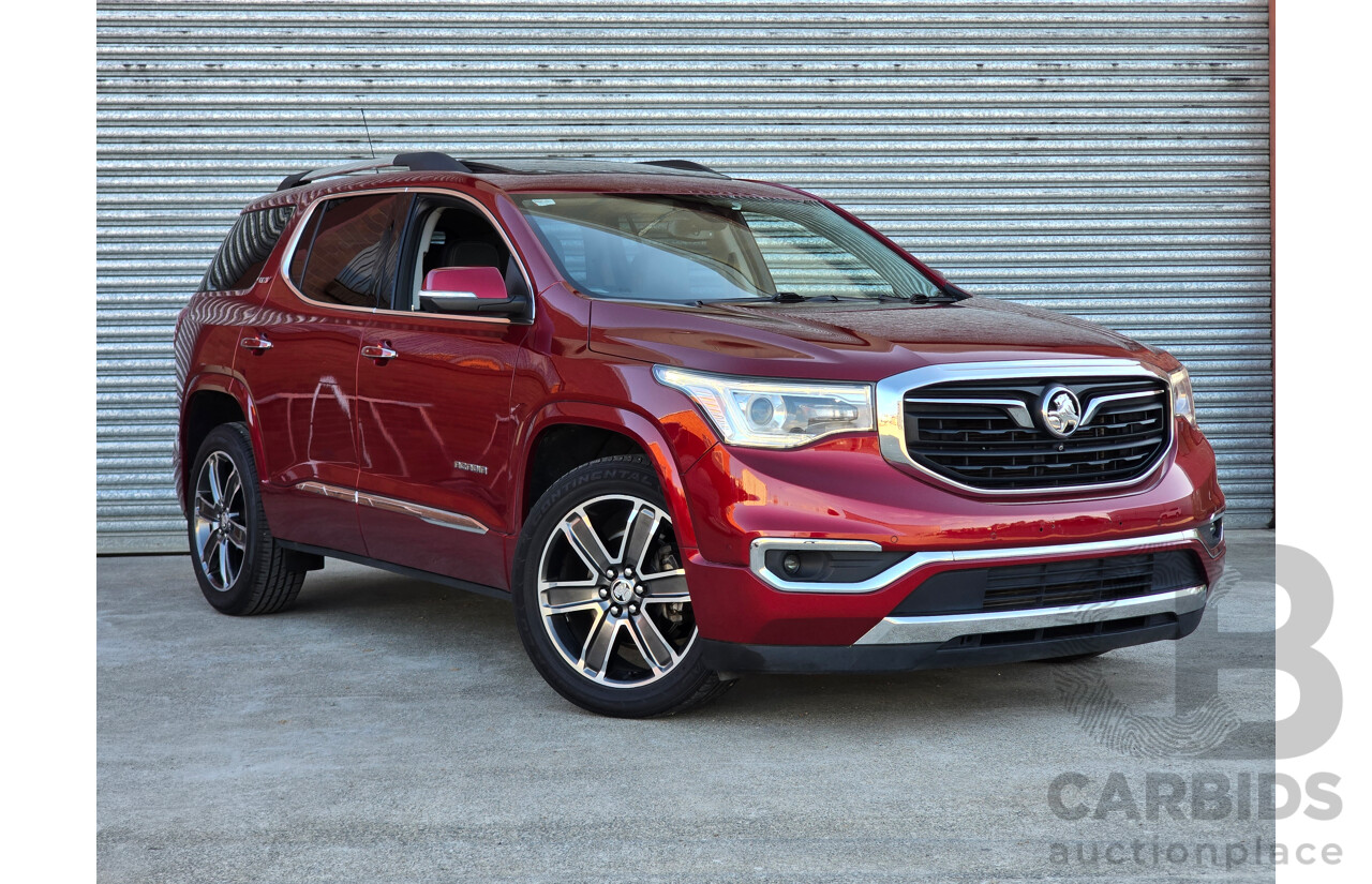 10/2018 Holden Acadia LTZ-V (AWD) MY19 AC 4d Wagon Glory Red V6 3.6L - 7 Seater