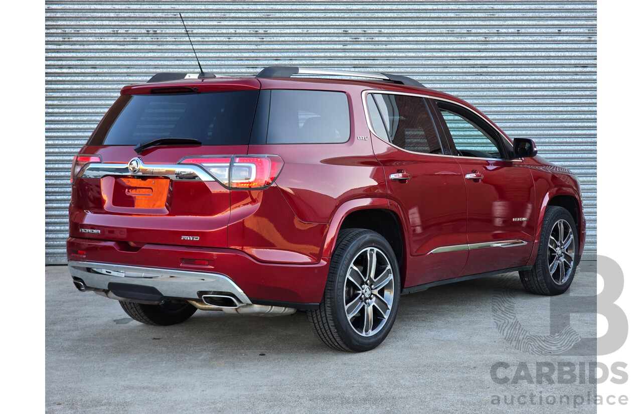 10/2018 Holden Acadia LTZ-V (AWD) MY19 AC 4d Wagon Glory Red V6 3.6L - 7 Seater