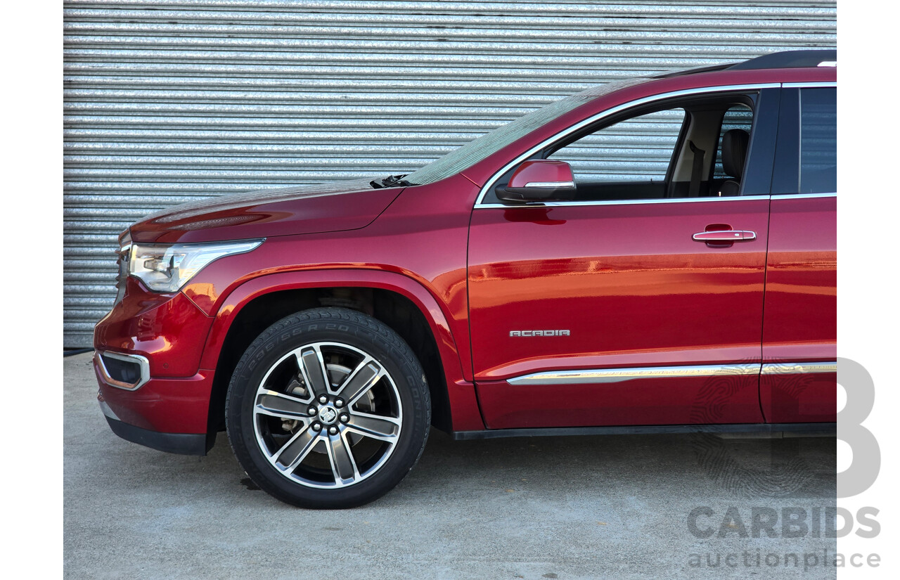 10/2018 Holden Acadia LTZ-V (AWD) MY19 AC 4d Wagon Glory Red V6 3.6L - 7 Seater