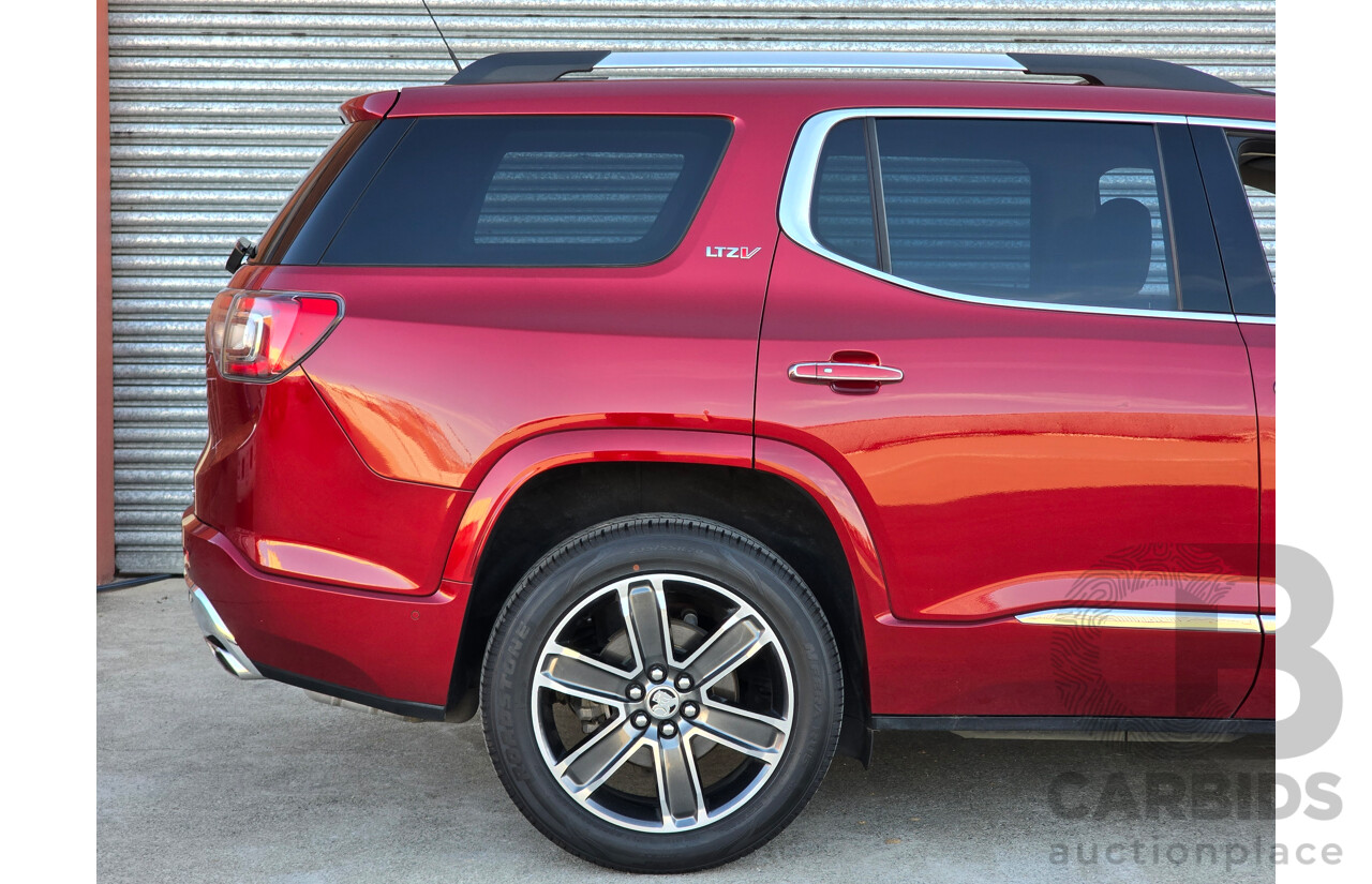 10/2018 Holden Acadia LTZ-V (AWD) MY19 AC 4d Wagon Glory Red V6 3.6L - 7 Seater
