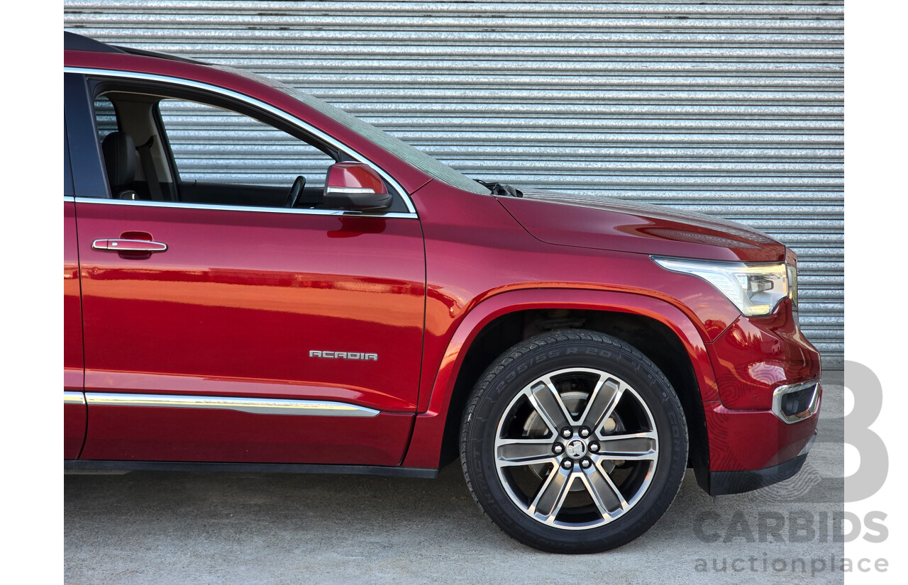 10/2018 Holden Acadia LTZ-V (AWD) MY19 AC 4d Wagon Glory Red V6 3.6L - 7 Seater