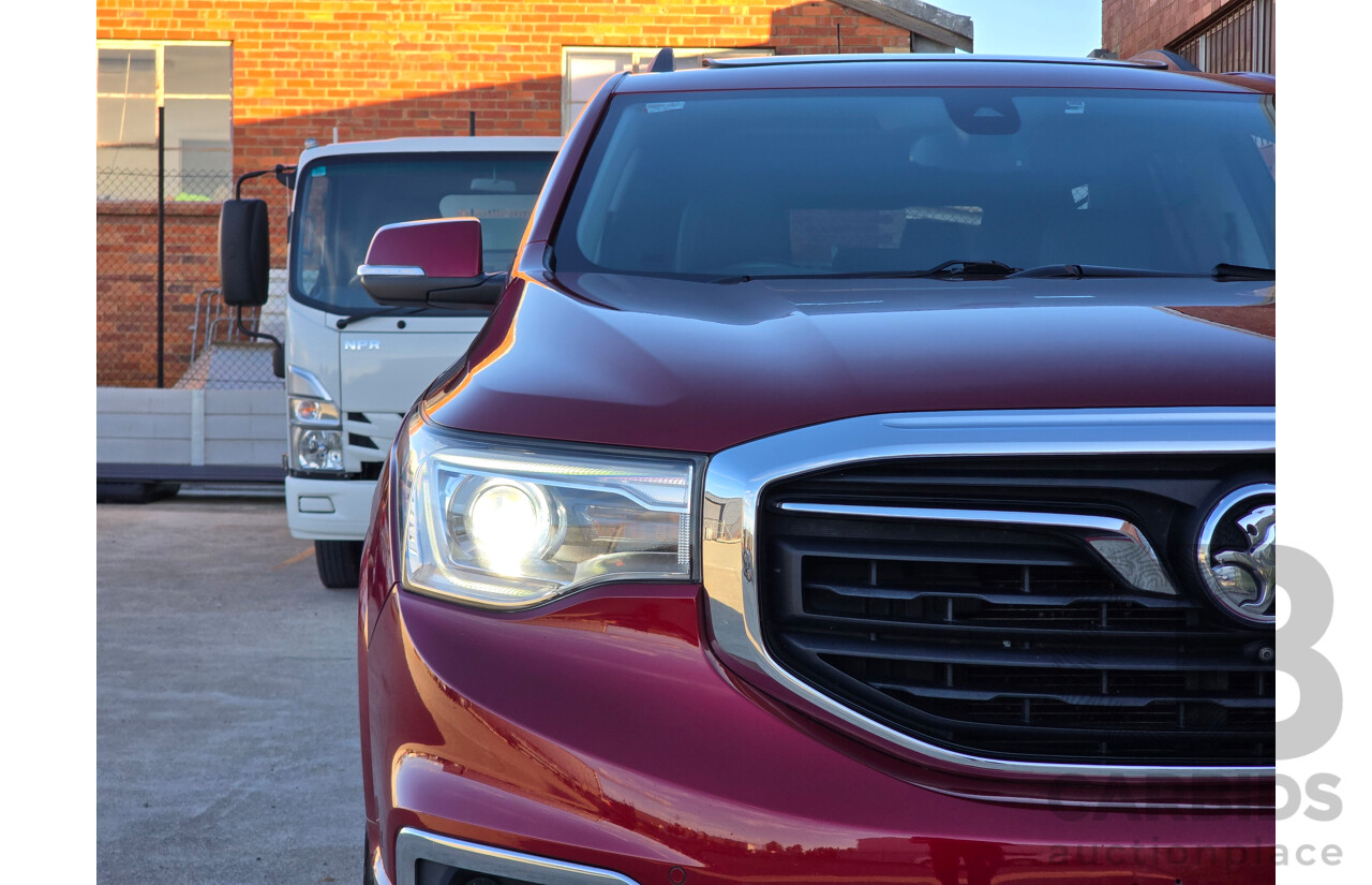 10/2018 Holden Acadia LTZ-V (AWD) MY19 AC 4d Wagon Glory Red V6 3.6L - 7 Seater