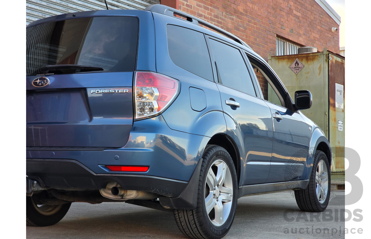 8/2010 Subaru Forester XS (AWD) MY10 4d Wagon Newport Blue Pearl 2.5L