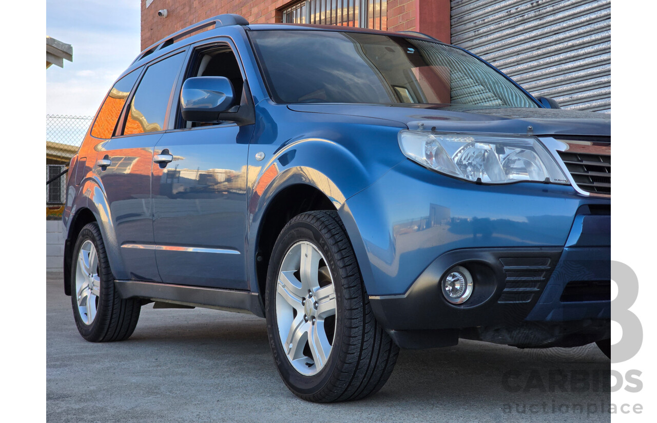 8/2010 Subaru Forester XS (AWD) MY10 4d Wagon Newport Blue Pearl 2.5L