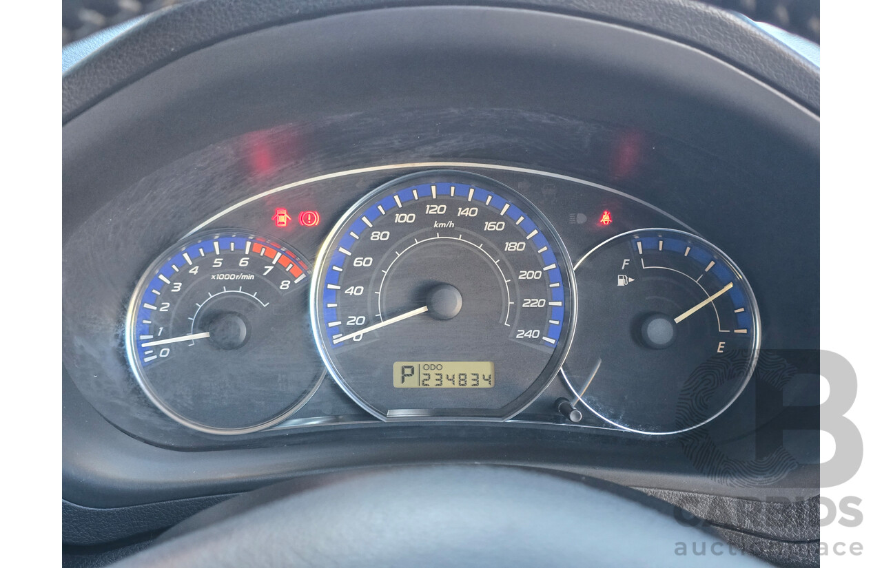8/2010 Subaru Forester XS (AWD) MY10 4d Wagon Newport Blue Pearl 2.5L