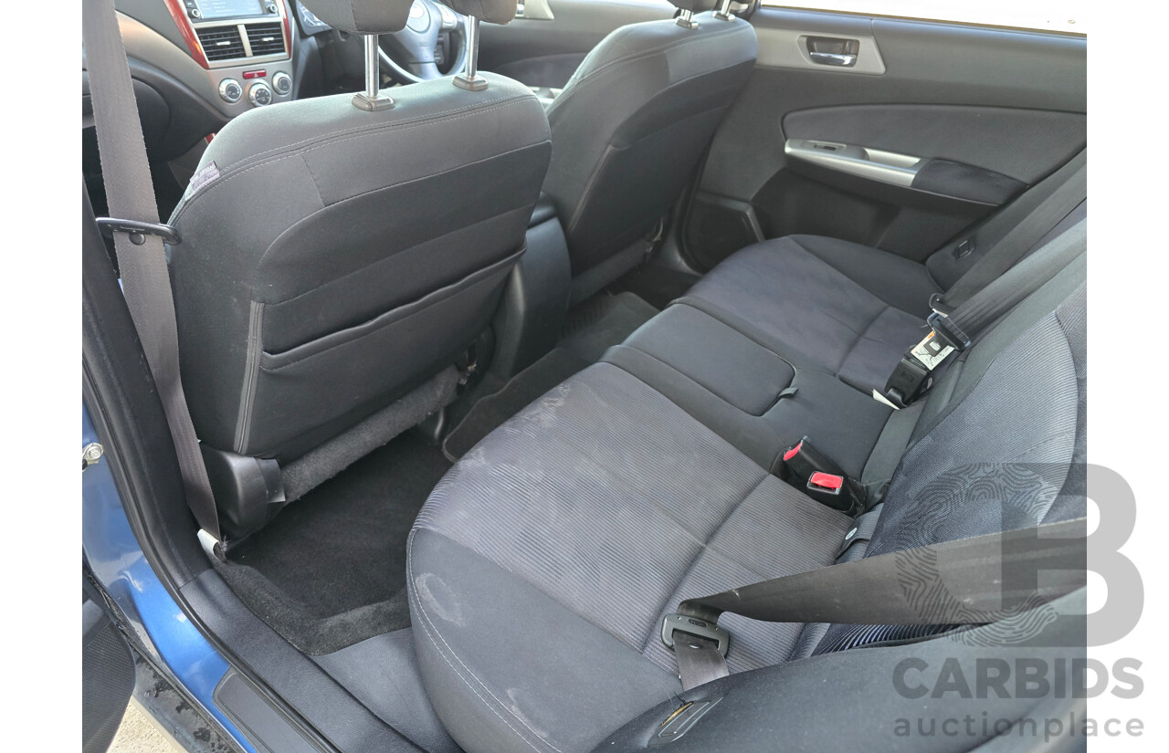 8/2010 Subaru Forester XS (AWD) MY10 4d Wagon Newport Blue Pearl 2.5L
