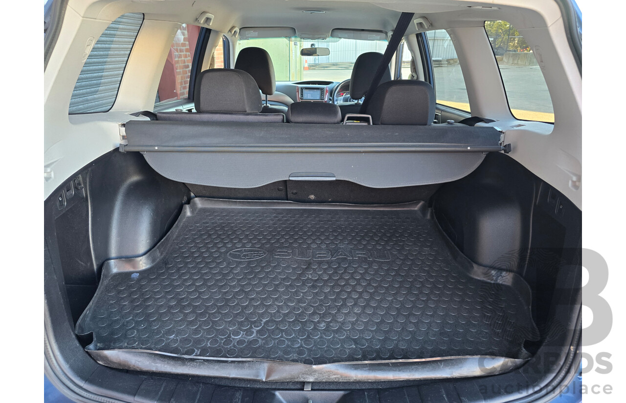 8/2010 Subaru Forester XS (AWD) MY10 4d Wagon Newport Blue Pearl 2.5L
