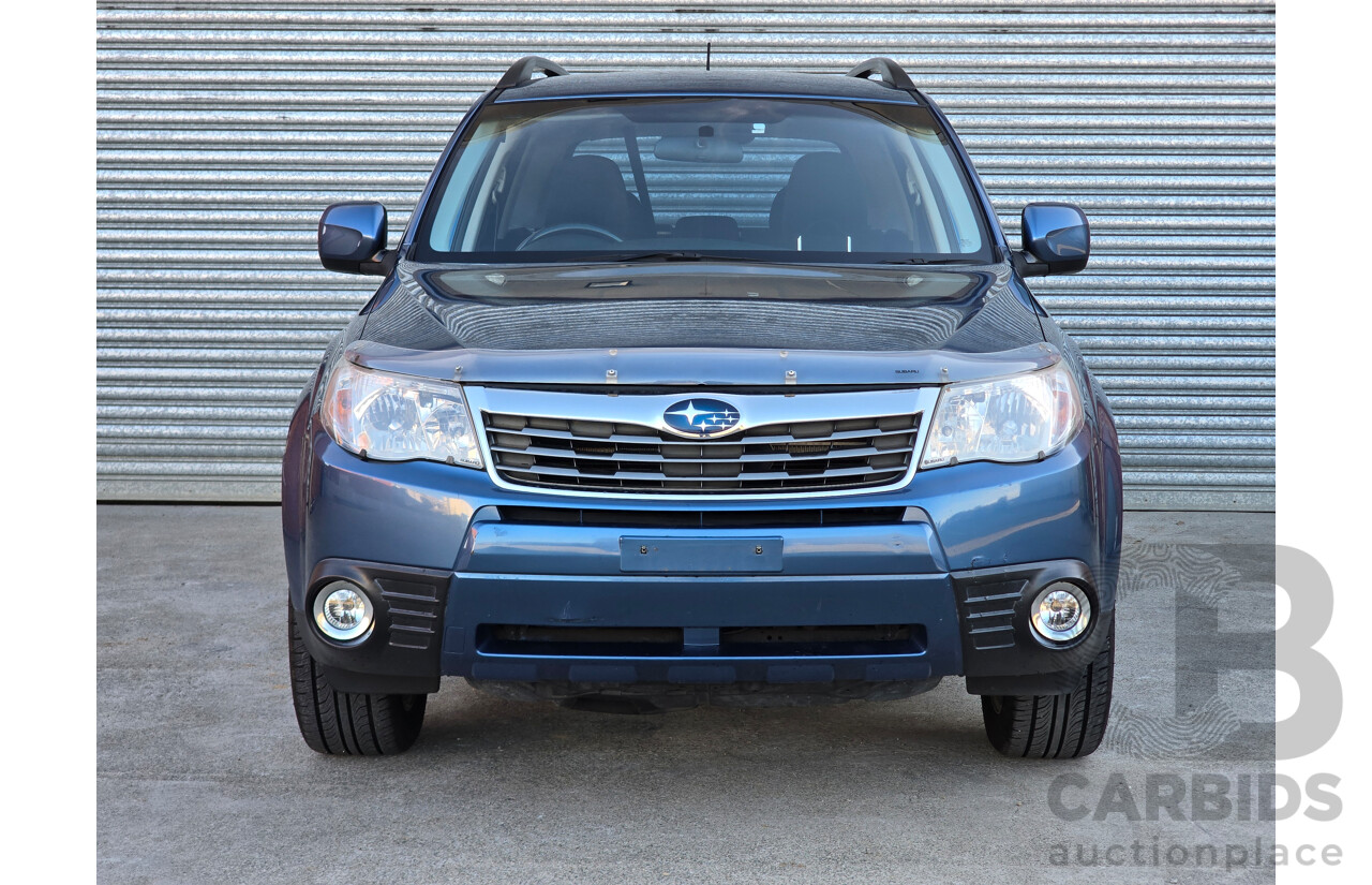 8/2010 Subaru Forester XS (AWD) MY10 4d Wagon Newport Blue Pearl 2.5L