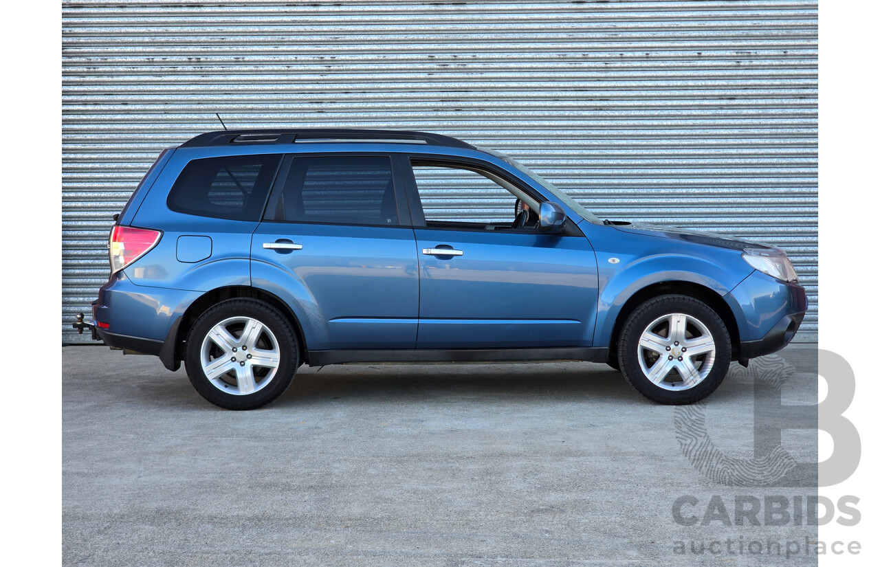 8/2010 Subaru Forester XS (AWD) MY10 4d Wagon Newport Blue Pearl 2.5L