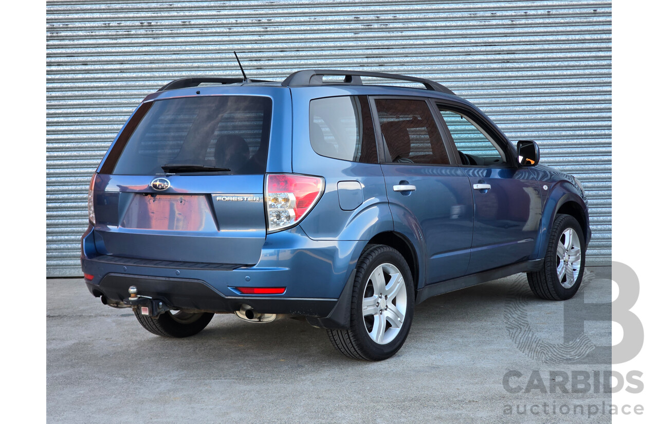 8/2010 Subaru Forester XS (AWD) MY10 4d Wagon Newport Blue Pearl 2.5L