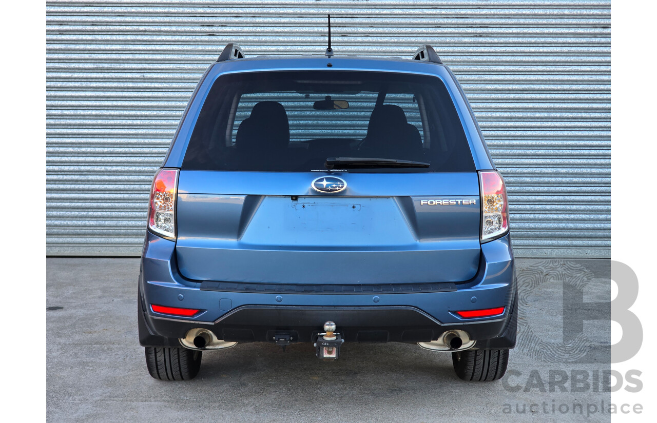 8/2010 Subaru Forester XS (AWD) MY10 4d Wagon Newport Blue Pearl 2.5L